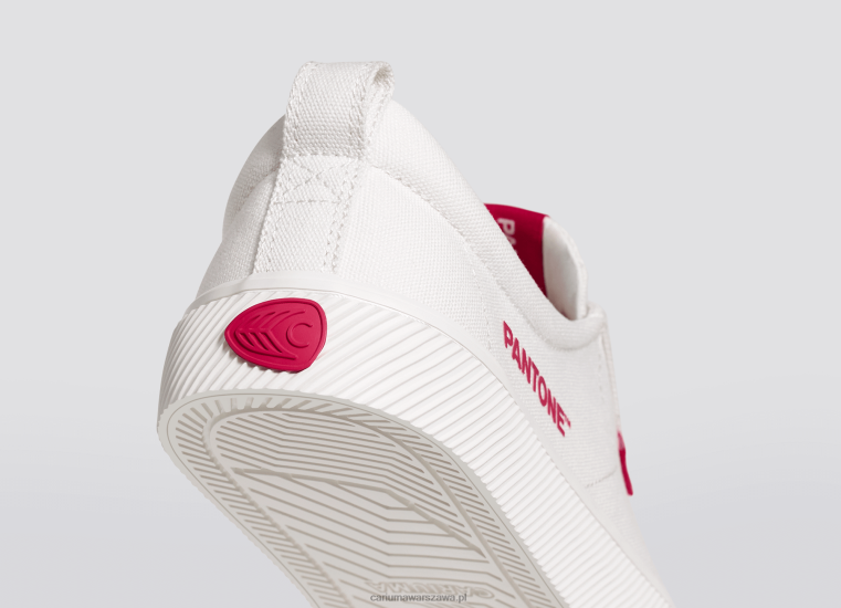 kobiety 4T2DJ252 płótno pantone w kolorze złamanej bieli / viva magenta Cariuma