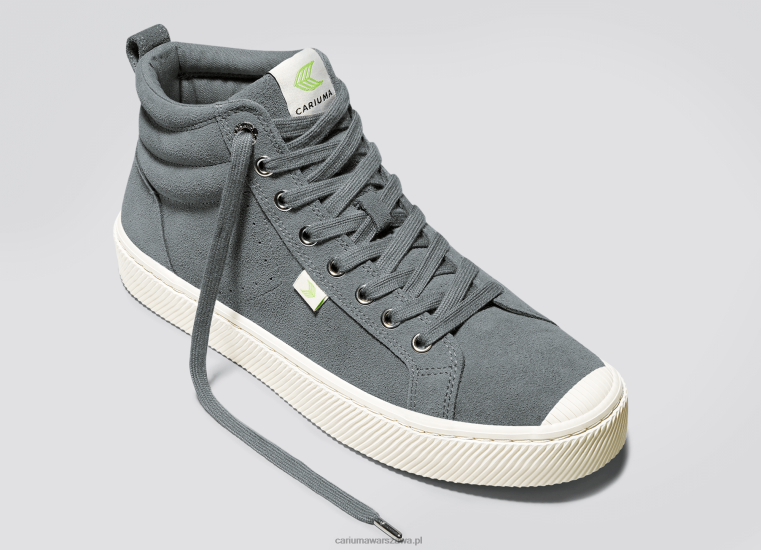 kobiety 4T2DJ277 zamsz w kolorze antracytowym Cariuma