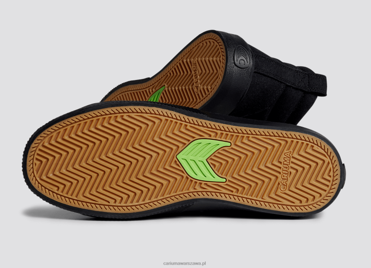 kobiety 4T2DJ287 Therma w całości z czarnego zamszu Cariuma