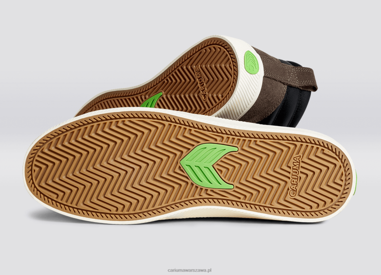kobiety 4T2DJ364 czarna skóra premium/kość słoniowa Cariuma