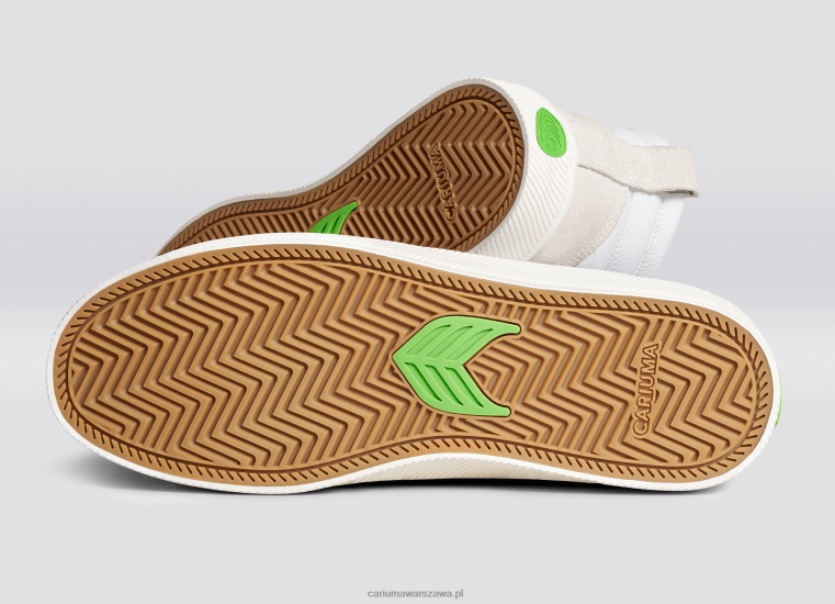 kobiety 4T2DJ365 biała skóra premium/czarny Cariuma