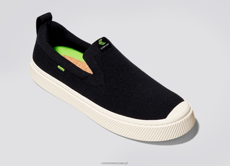 kobiety 4T2DJ384 czarna dzianina Cariuma