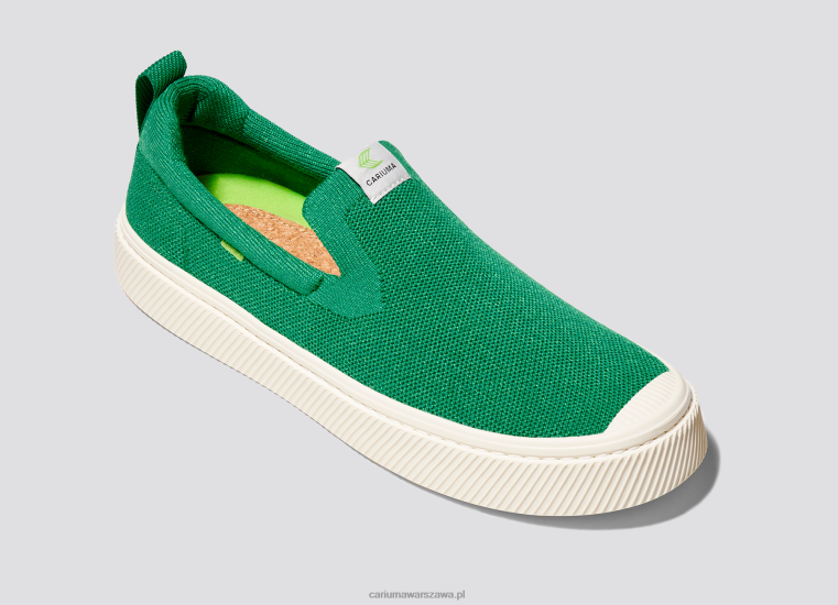 kobiety 4T2DJ385 zielona dzianina Cariuma