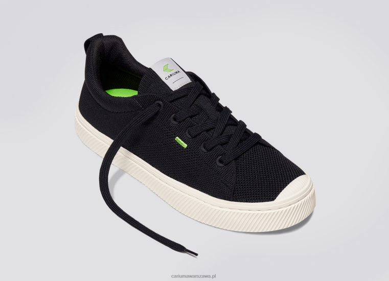 kobiety 4T2DJ410 czarna dzianina Cariuma