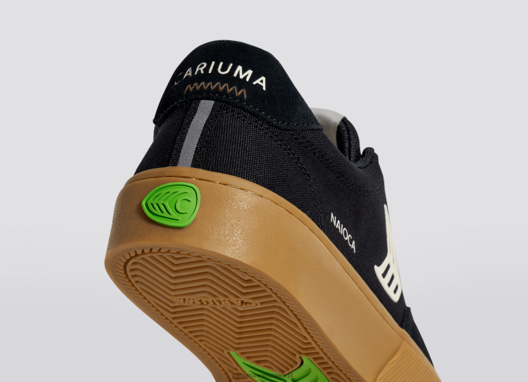 mężczyźni 4T2DJ106 czarna guma/kość słoniowa Cariuma
